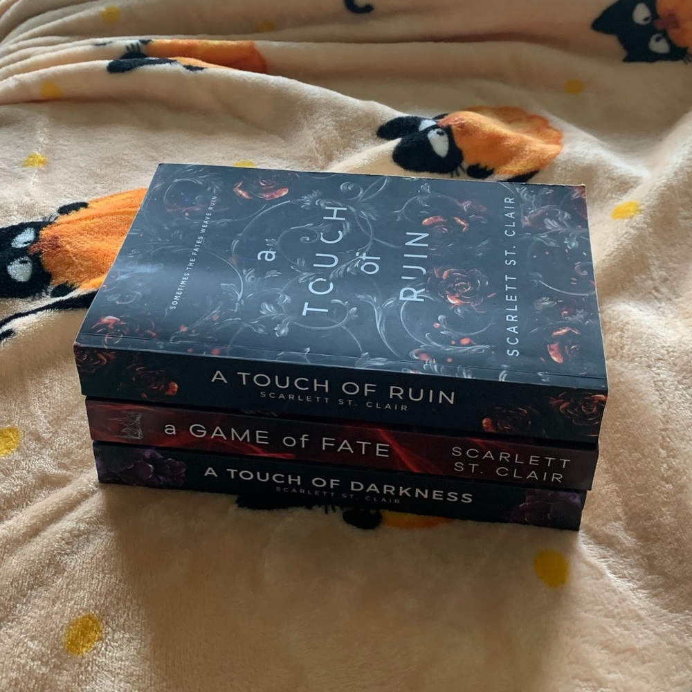A Touch of Darkness Series by Scarlett St. Clair books 1-3
